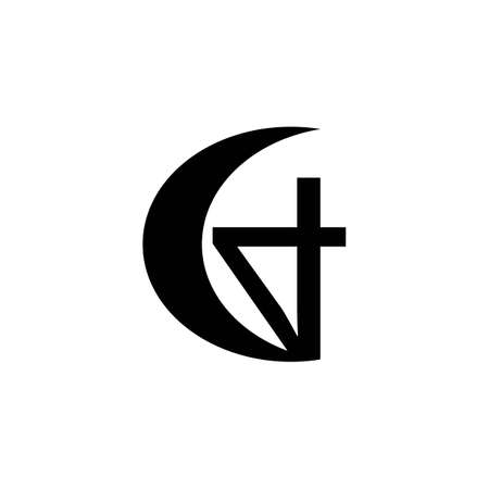 C4 Logo design ilustration vector icon templatのイラスト素材