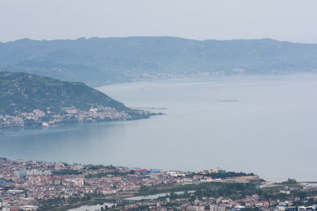 View of the mountain city of yoroz armyの写真素材