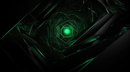 3D rendering of abstract technology concept background ready for banner design.の素材