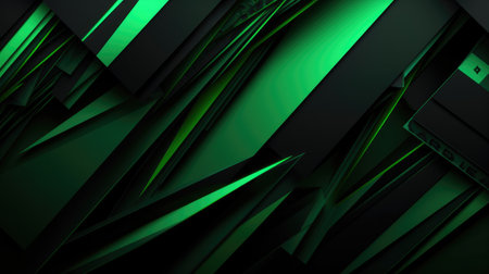 Abstract 3d rendering of geometric shapes. Futuristic background design.の素材