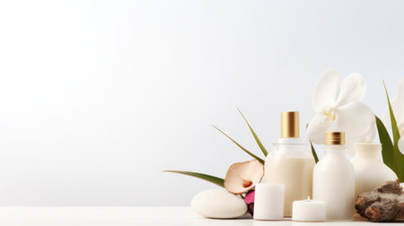 A variety of cosmetic productsの素材