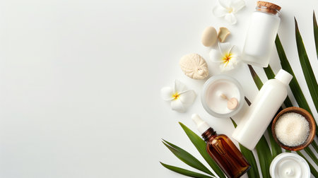 A variety of cosmetic productsの素材