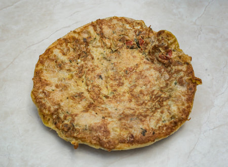 served in plate isolated on table top view of indian and pakistani spicy food