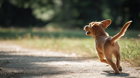 Funny hot dog with mustache and hat on yellow background. 3d illustrationの素材