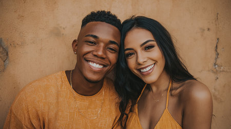 Beautiful spring flowers on a blue background. Close-up.の素材
