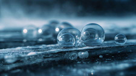 Young couple in red overalls sitting on the street and laughing.の素材