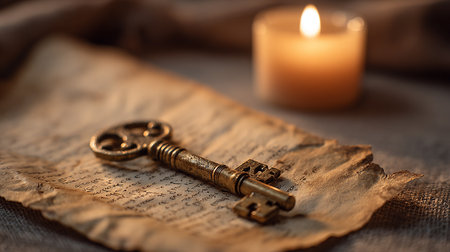 Woman hand holding white paper shopping bag on gray background, mockupの素材