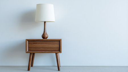 Lamp on table decoration in living room interior - Vintage Light Filterの素材