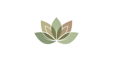 Lotus Flower Logo Design Element. Vector Illustration EPS10.の素材