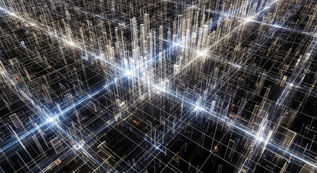 Romantic dinner on the beach at night. 3D rendering.の素材