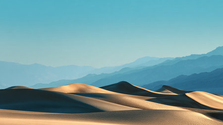 Sand dunes in Death Valley National Park, California, USA.の素材