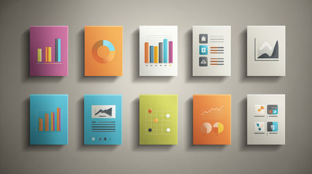 Business Infographics Design Elements for Your Business Vector Illustration. EPS10の素材