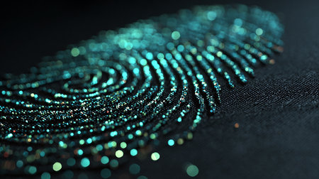 Glittering abstract background with bokeh defocused lights.の素材