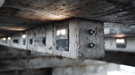 Interior of an old abandoned building, close-up. Selective focus.の素材