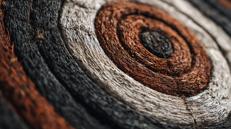 Wooden texture with natural patterns as a background. Close-up.の素材