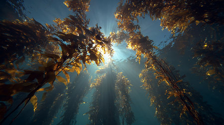 3d render of abstract nature background. Creative Design Templates.の素材