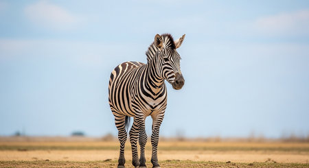 Plains Zebra in the Moremi Game Reserve (Okavango River Delta), National Park, Botswanaの素材