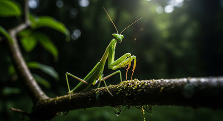 Praying Mantis (Praying Mantis religiosa)の素材
