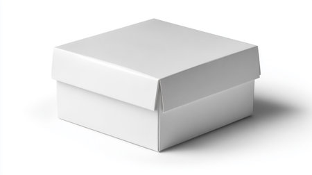 White box mockup, blank box template for design uses, 3d renderingの素材