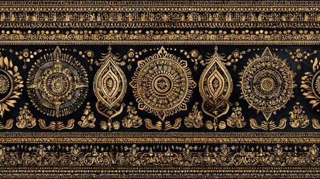 Thai silk fabric pattern,Thai silk fabric pattern background.の素材