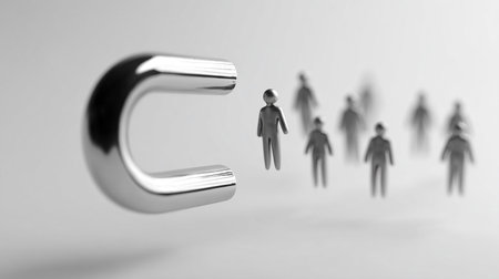 3d rendering of a group of people in front of a keyの素材