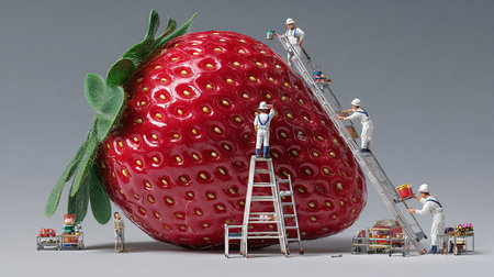 Black award ribbon on golden fabric background. Top view with copy spaceの素材