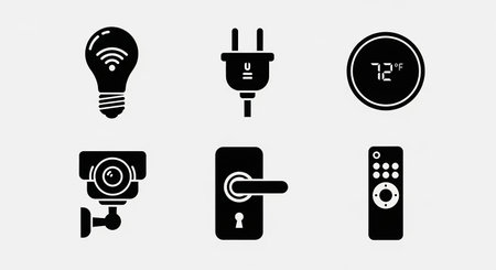 Set of remote control icons. Vector illustration isolated on white background.の素材