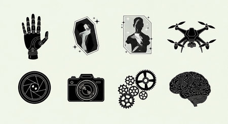 Vector set of icons for the creative use in graphic design and web designの素材