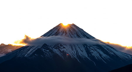 Mt.Fuji at sunrise, Yamanashi, Japanの素材