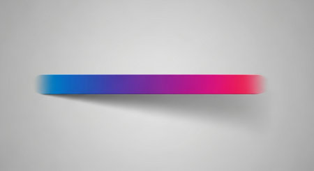 3d rendering of a blue and pink loading bar on a gray backgroundの素材