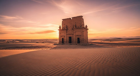Ruins of the ancient city of Sharm El Sheikh, Egyptの素材
