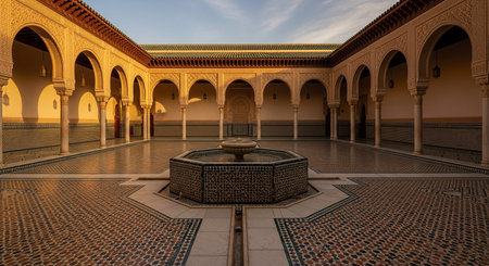Alhambra Palace in Granada, Spainの素材