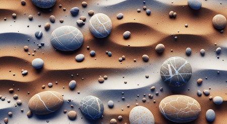 3d illustration of abstract geometric composition,digital artwork for creative graphic designの素材