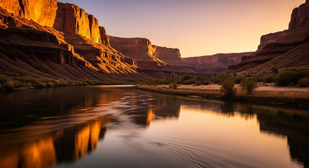 Sunset in Capitol Reef National Park, United States of America.の素材