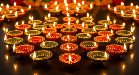 Abstract background made of glossy glass cubes. 3d render illustration.の素材