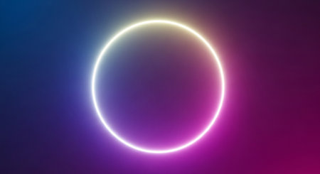 Neon circle. Glowing neon circle. Glowing neon circle. Glowing neon circle. Glowing neon circle. Glowing neon circle. Glowing neon circle. Luminous ellipse. Glint glitter circleの素材