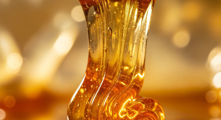 Smoothie in a glass with strawberries, blueberries and bananas on a white backgroundの素材