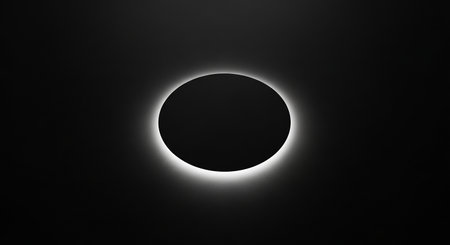 Solar eclipse of the sun. The eclipse of the sun. 3D renderingの素材