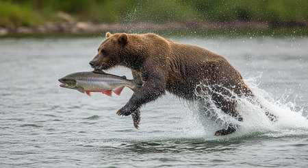 Ruling the landscape, brown bears of Kamchatka (Ursus arctos beringianus)の素材