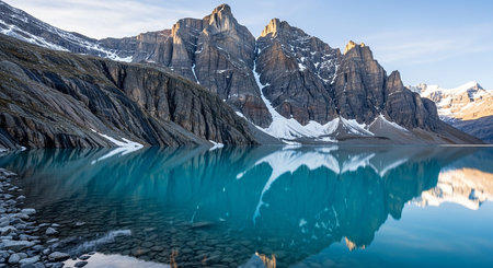 Panoramic view of the famous Torres del Paine National Park, Chileの素材
