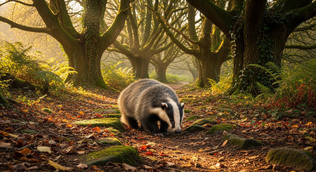 Meles meles.の素材