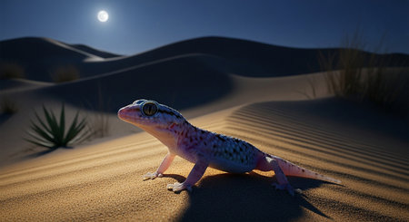 Cozy bedroom interior with mountains view. 3D Rendering.の素材