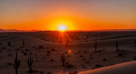 Sunset in the desert of Sossusvlei, Namibiaの素材