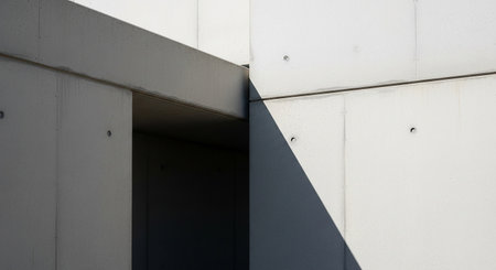 Abstract background of a modern building, detail of a modern building, architectureの素材