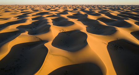 Sand dunes in the Sahara desert, Morocco, Africa, North Africaの素材