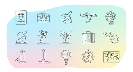 Beautiful woman in a long blue dress in the interior of the hotelの素材