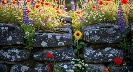 Elephant splashing water in Chobe National Park, Botswana, Africaの素材