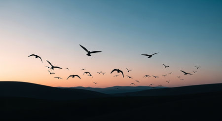 Golden wheat field and blue sky with white clouds. Beautiful summer landscape.の素材