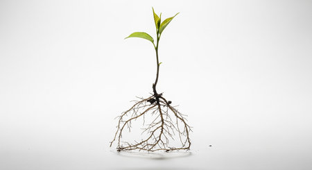 Silhouette of a palm tree on the sunset sky background.の素材