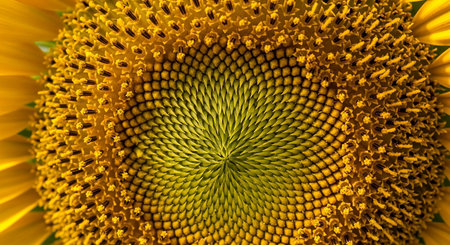 Sunflower close up background. Sunflower blooming in the gardenの素材